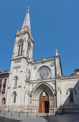 Fototapeta na wymiar Catedral de Santiago Apóstol Bilbao (Bilbo) Bizkaia (Vizcaya) Baskenland Spanien (España)