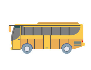 bus vehicle transport public icon vector graphic isolated