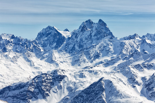 Snowcapped Mountains