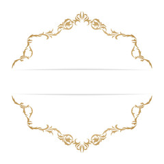 Royal classic ornamental frame.