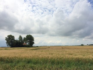 Dramatic skies over Holland