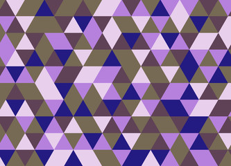 Fototapeta premium Colorful geometric triangle pattern. Abstract vector background.