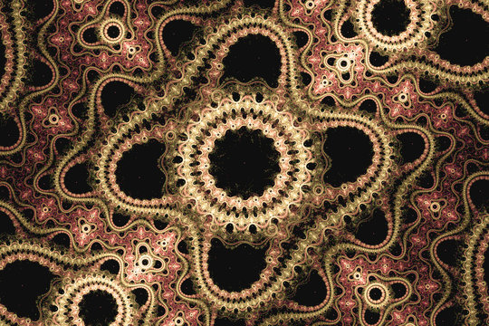 Julian fractal abstract background