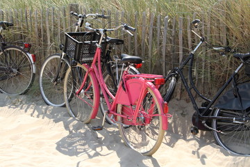 Fototapeta na wymiar Fahrrad am Strand