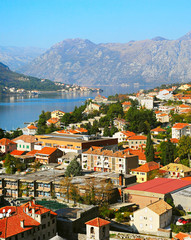 Naklejka na ściany i meble Kotor overlooking, Montenegro