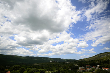 Fototapeta na wymiar Primorski dolac landscape