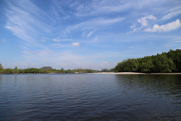 Andaman Sea with nice blue sky