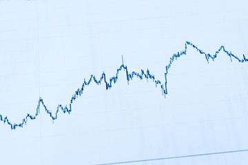 Detail graphics stock exchange