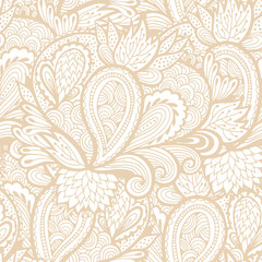 Seamless floral pattern in pastel colors