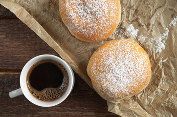 Coffee with donuts