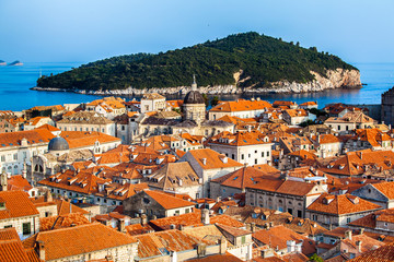 Naklejka na ściany i meble Dubrovnik city in Croatia