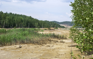 Obraz premium Zone of ecological catastrophe
