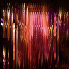 Abstract vector background with glitch effect.