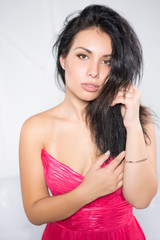 Naklejka premium Portrait of sexy young woman