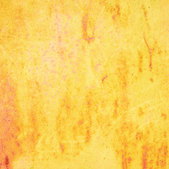 abstract yellow background texture of a metal surface