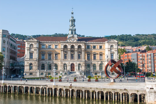 Ayuntamiento de Bilbao de Ernesto Erkoreka Plaza Bilbao (Bilbo) Bizkaia (Vizcaya) Baskenland Spanien (Espa&ntilde;a)