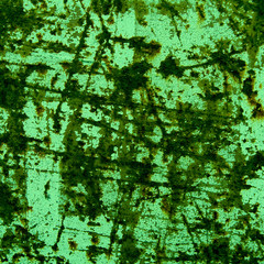 abstract green background texture of an old rusty wall