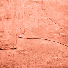 Pink grunge metal plate