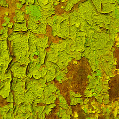 abstract yellow background texture of an old rusty wall
