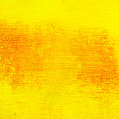 Texture yellow plastered wall for background