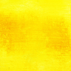 Texture yellow plastered wall for background