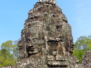 Fototapeta premium Smiling Buddha faces