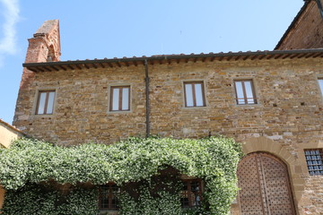 Fototapeta na wymiar Outbuilding of San Miniato al Monte, Florence Italy 