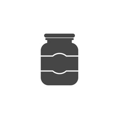 Jar icon isolated on white background