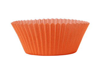 empty cup cake orange