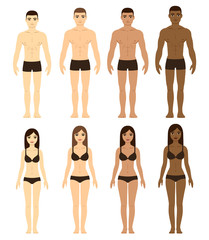 Diverse men and women