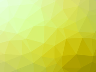 Fototapeta na wymiar Abstract yellow gradient low polygon shaped background