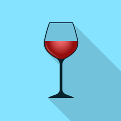 Wine glass icon - Vector