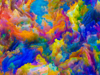 Fototapeta na wymiar Virtualization of Colors
