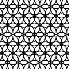 Ornament with elements of black and white colors. o
