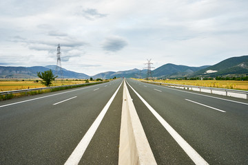 Fototapeta premium Egnatia highway, Greece