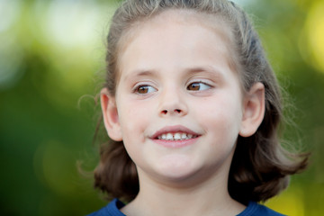 Cute little girl on the park