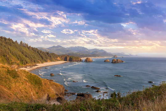 Crescent Beach at Oregon Coast