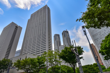 東京・新宿の高層ビル群
