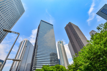 Obraz premium 東京・新宿の高層ビル群