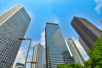 Fototapeta na wymiar 東京・新宿の高層ビル群