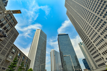 Obraz premium 東京・新宿の高層ビル群