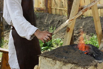 The work of an ancient blacksmith.