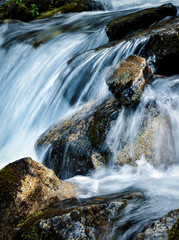 Fototapeta premium detail wild mountain stream