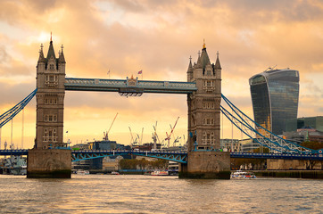 Obraz premium Tower Bridge in London, UK..
