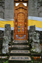 Pura Ulun Danu Bratan, Hindu temple on Bratan lake, Bali, Indonesia..