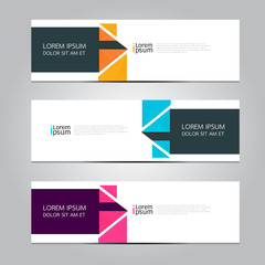 Vector design Banner background, illustration EPS10