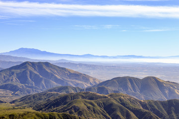 layers of mountains at Big Bear, California © Bon