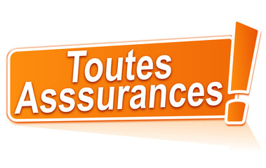 toutes assurances sur étiquette orange