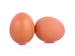 eggs isolated on white background