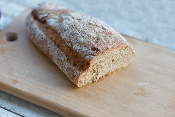 Fresh bread slice